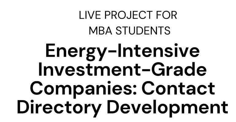 Investment Grade Companies with Substantial Energy Needs